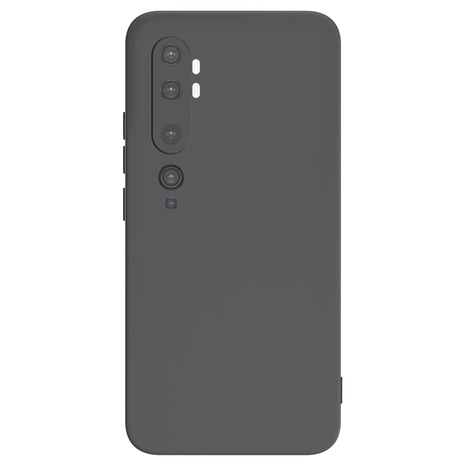 Picasee husă neagră din silicon pentru Xiaomi Mi Note 10 (Pro) - Huse personalizate