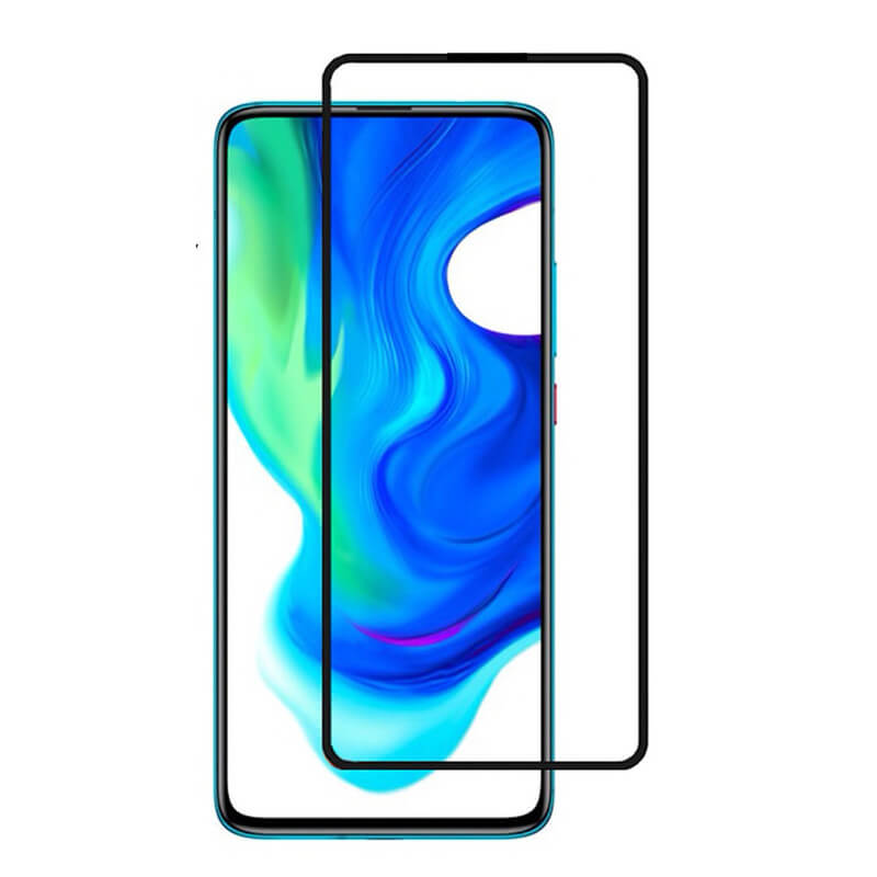 3x Picasee 3D Sticlă securizată 3D cu cadru pentru Xiaomi Poco F2 Pro - neagră - 2+1 gratis