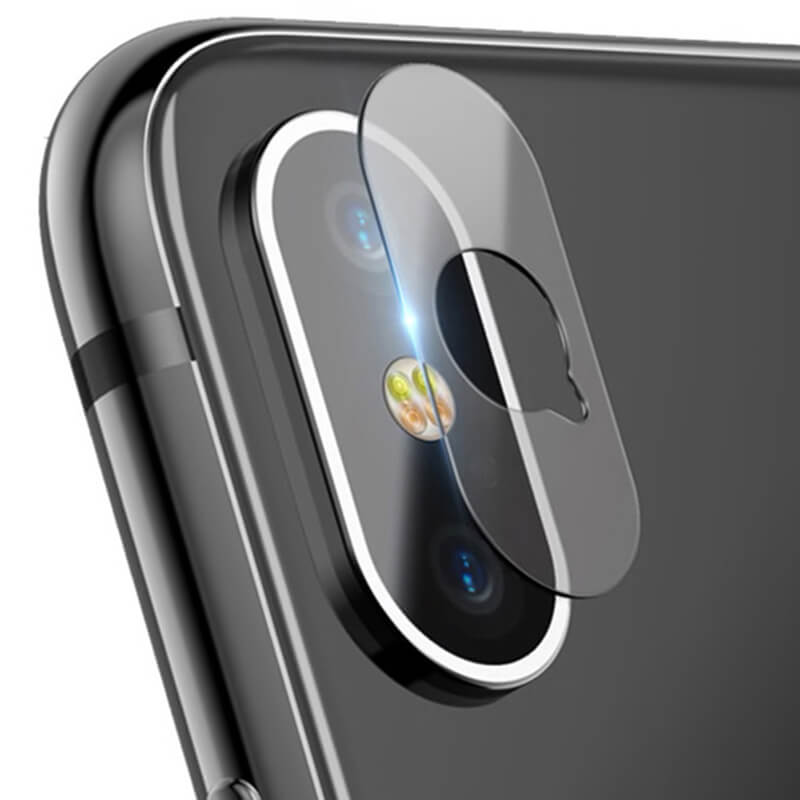Picasee sticlă securizată pentru lentilă cameră foto telefon mobil Apple iPhone X/XS
