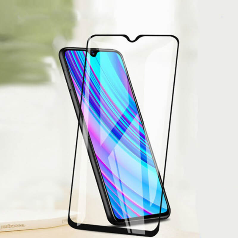 3x Picasee 3D Sticlă securizată 3D cu cadru pentru Xiaomi Redmi 9 - neagră - 2+1 gratis