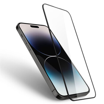 3x Sticlă securizată 3D cu cadru pentru Apple iPhone 16 - neagră