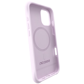 Picasee Shock-proof case s MagSafe Apple iPhone 16 - Gravură personalizată - Violet