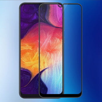 Sticlă securizată 3D cu cadru pentru Samsung Galaxy A70 A705F - neagră