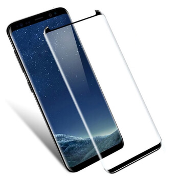 Sticlă de protecție curbată 3D pentru Samsung Galaxy S9 G960F - neagră