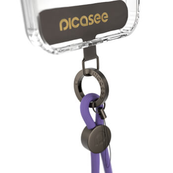 Picasee Cross-body phone strap - Violet