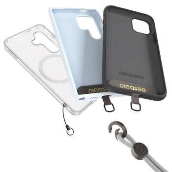 Picasee Cross-body phone strap - Gri