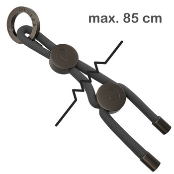 Picasee Cross-body phone strap - Neagră
