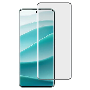 3x Sticlă securizată 3D cu cadru pentru Xiaomi Redmi Note 14 5G - neagră