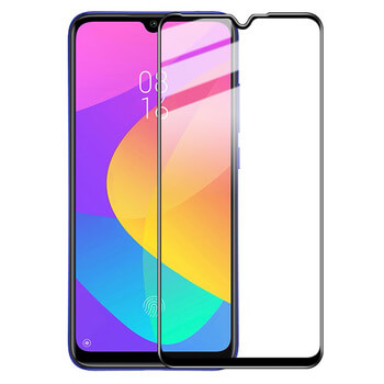 Picasee Sticlă securizată de protecție 3D cu cadru pentru Xiaomi Mi A3 - neagră