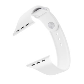 Picasee Centura cu gravura Apple Watch 41 mm (7.series) - Albă
