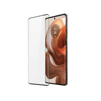 3x Picasee 3D Sticlă securizată 3D cu cadru pentru Motorola Edge 60 Fusion - neagră - 2+1 gratis