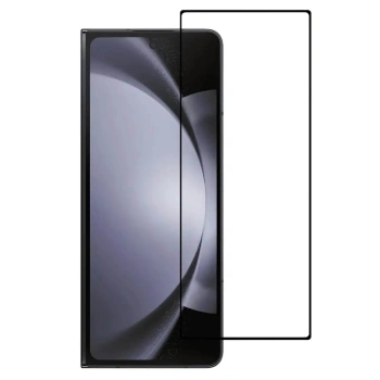 3x Sticlă securizată 3D cu cadru pentru Samsung Galaxy Z Fold7 5G - neagră