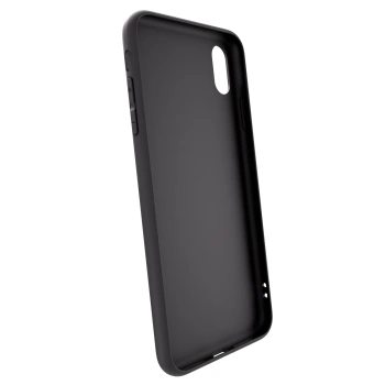 Picasee husă neagră din silicon pentru Apple iPhone XS Max - SILENCE