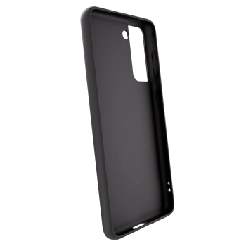 Picasee husă neagră din silicon pentru Samsung Galaxy S21 5G G991B - Black marble