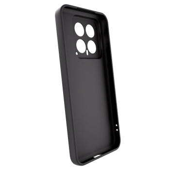 Picasee husă neagră din silicon pentru Xiaomi 14 - Thunder