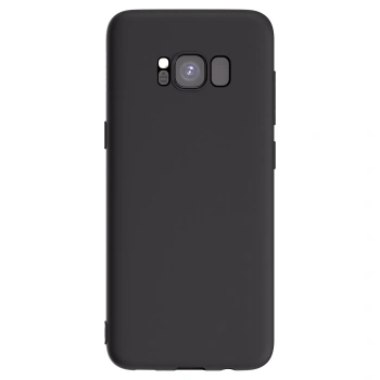 Picasee husă neagră din silicon pentru Samsung Galaxy S8 G950F - Huse personalizate