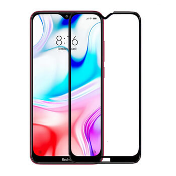 Sticlă securizată de protecție 3D cu cadru pentru Xiaomi Redmi Note 8T - neagră