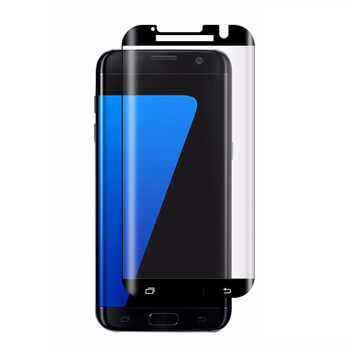 Picasee Sticlă de protecție curbată 3D pentru Samsung Galaxy S7 Edge G935F - neagră