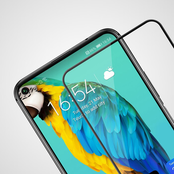 Picasee Sticlă securizată de protecție 3D cu cadru pentru Huawei Nova 5T - neagră