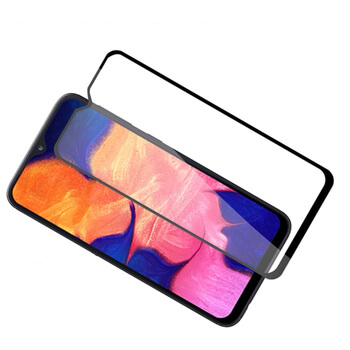 Picasee Sticlă securizată de protecție 3D cu cadru pentru Samsung Galaxy A10 A105F - neagră