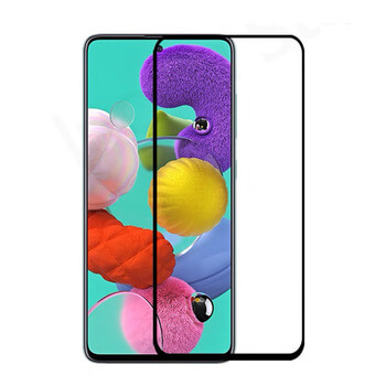 3x Picasee 3D Sticlă securizată 3D cu cadru pentru Samsung Galaxy A51 A515F - neagră - 2+1 gratis