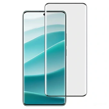 3x Sticlă securizată 3D cu cadru pentru Xiaomi Poco X8 Pro Max - neagră