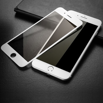 3x Picasee Sticlă securizată 3D cu cadru pentru Apple iPhone 7 Plus - albă - 2+1 gratis