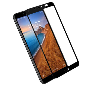 Picasee Sticlă securizată de protecție 3D cu cadru pentru Xiaomi Redmi 7A - neagră