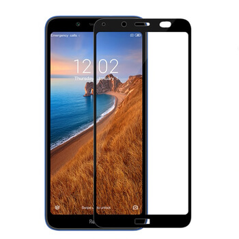 3x Picasee 3D Sticlă securizată 3D cu cadru pentru Xiaomi Redmi 7A - neagră - 2+1 gratis
