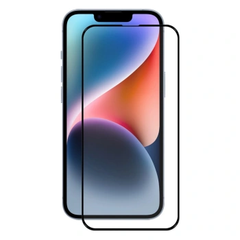 3x Sticlă securizată 3D cu cadru pentru Apple iPhone 16e - neagră
