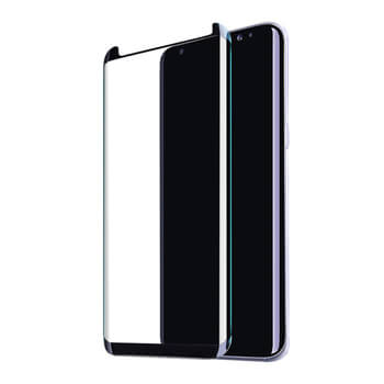 Picasee Sticlă de protecție curbată 3D pentru Samsung Galaxy S8 G950F - neagră