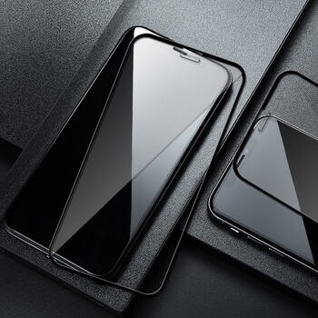 3x Picasee 3D Sticlă securizată 3D cu cadru pentru Apple iPhone 11 Pro Max - neagră - 2+1 gratis