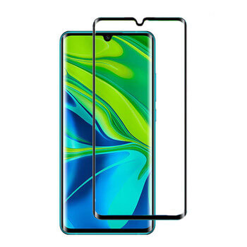 Picasee Sticlă de protecție curbată 3D pentru Xiaomi Mi Note 10 (Pro) - neagră