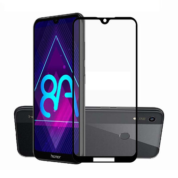 3x 3D Sticlă securizată 3D cu cadru pentru Honor 8A - neagră - 2+1 gratis