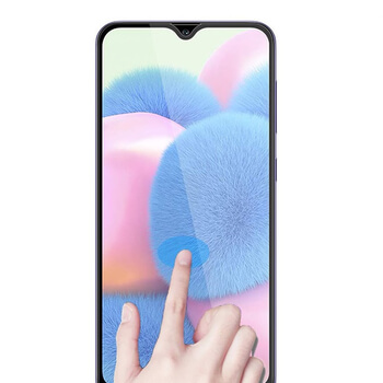 3x Picasee 3D Sticlă securizată 3D cu cadru pentru Samsung Galaxy A30s A307F - neagră - 2+1 gratis