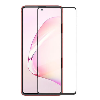 Picasee Sticlă securizată de protecție 3D cu cadru pentru Samsung Galaxy Note 10 Lite N770F - neagră