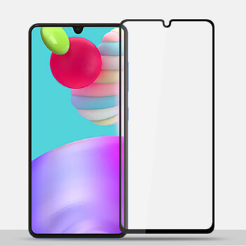 Picasee Sticlă securizată de protecție 3D cu cadru pentru Samsung Galaxy A41 A415F - neagră