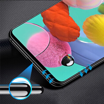 Picasee Sticlă securizată de protecție 3D cu cadru pentru Samsung Galaxy A41 A415F - neagră