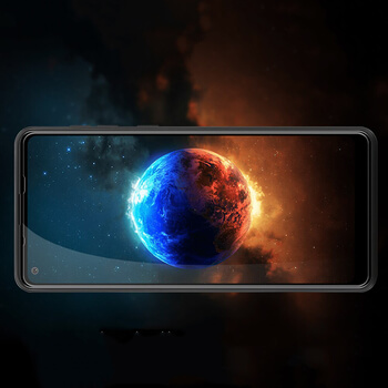 Picasee Sticlă securizată de protecție 3D cu cadru pentru Samsung Galaxy A21s - neagră