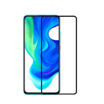 3x Picasee 3D Sticlă securizată 3D cu cadru pentru Xiaomi Poco F2 Pro - neagră - 2+1 gratis