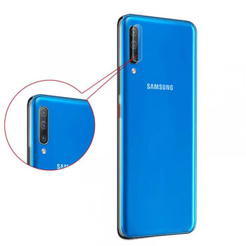 3x Picasee sticlă securizată pentru lentilă cameră foto telefon mobil Samsung Galaxy A50 A505F 2+1 gratis