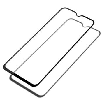 3x Picasee 3D Sticlă securizată 3D cu cadru pentru Xiaomi Redmi 9 - neagră - 2+1 gratis