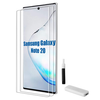 Sticlă securizată curbată 3D cu protecție UV pentru telefonul mobil Samsung Galaxy Note 20