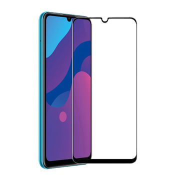 3x 3D Sticlă securizată 3D cu cadru pentru Honor 9A - neagră - 2+1 gratis