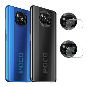 3x Picasee sticlă securizată pentru lentilă cameră foto telefon mobil Xiaomi Poco X3 2+1 gratis