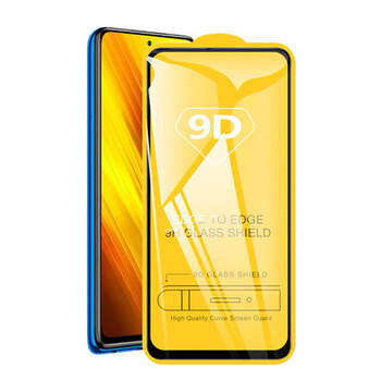 Picasee Sticlă securizată de protecție 3D cu cadru pentru Xiaomi Poco X3 - neagră
