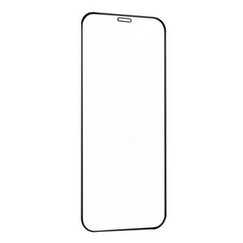 3x Picasee 3D Sticlă securizată 3D cu cadru pentru Apple iPhone 12 - neagră - 2+1 gratis