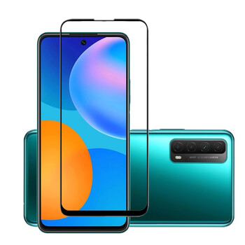 3x 3D Sticlă securizată 3D cu cadru pentru Huawei P Smart 2021 - neagră - 2+1 gratis