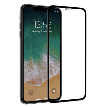 Sticlă securizată 3D cu cadru pentru Apple iPhone XR - neagră