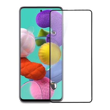 Picasee Sticlă securizată de protecție 3D cu cadru pentru Samsung Galaxy M51 M515F - neagră